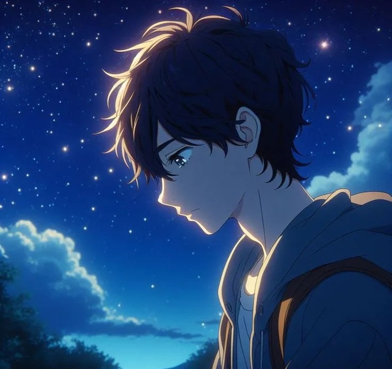 ảnh anime boy buồn lạnh lùng 16