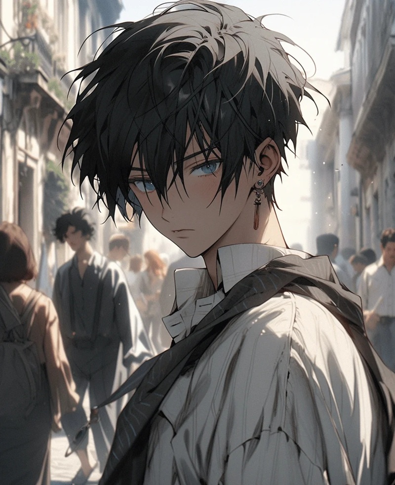 ảnh anime boy buồn lạnh lùng 24