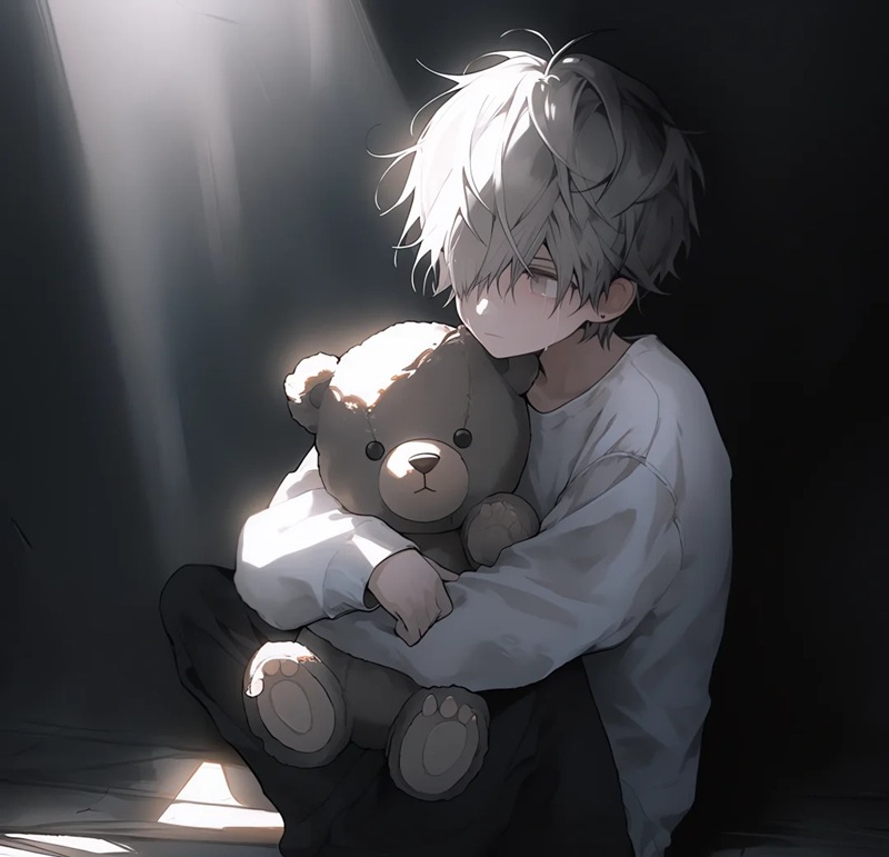 ảnh anime boy buồn lạnh lùng 29