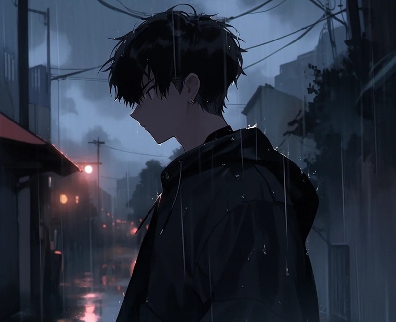 ảnh anime boy buồn lạnh lùng 3