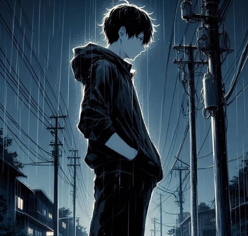 ảnh anime boy buồn lạnh lùng 38