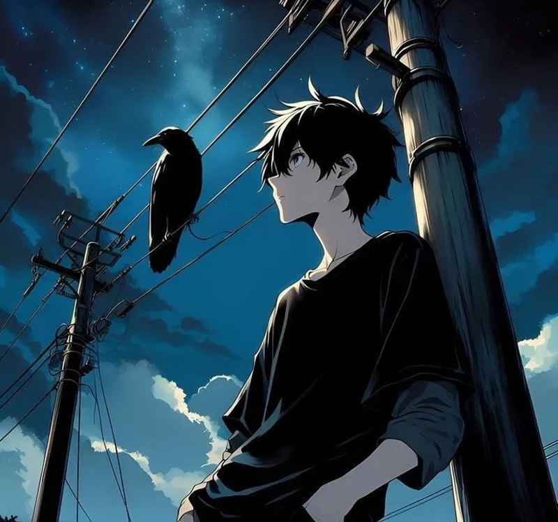 ảnh anime boy buồn lạnh lùng 4