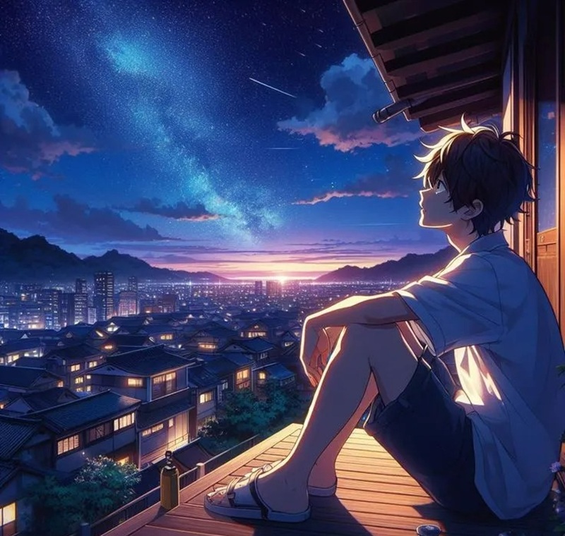 ảnh anime boy buồn lạnh lùng 5