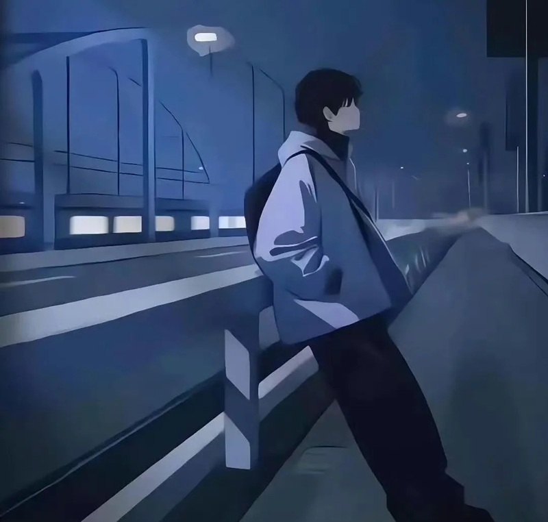 ảnh anime boy buồn lạnh lùng 9