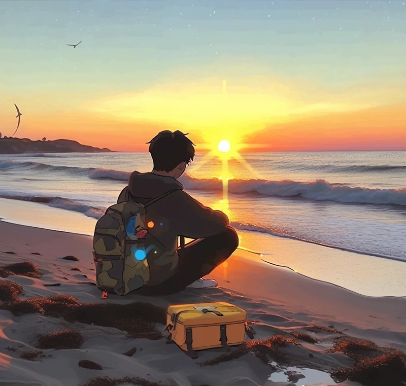 ảnh anime buồn chất 13