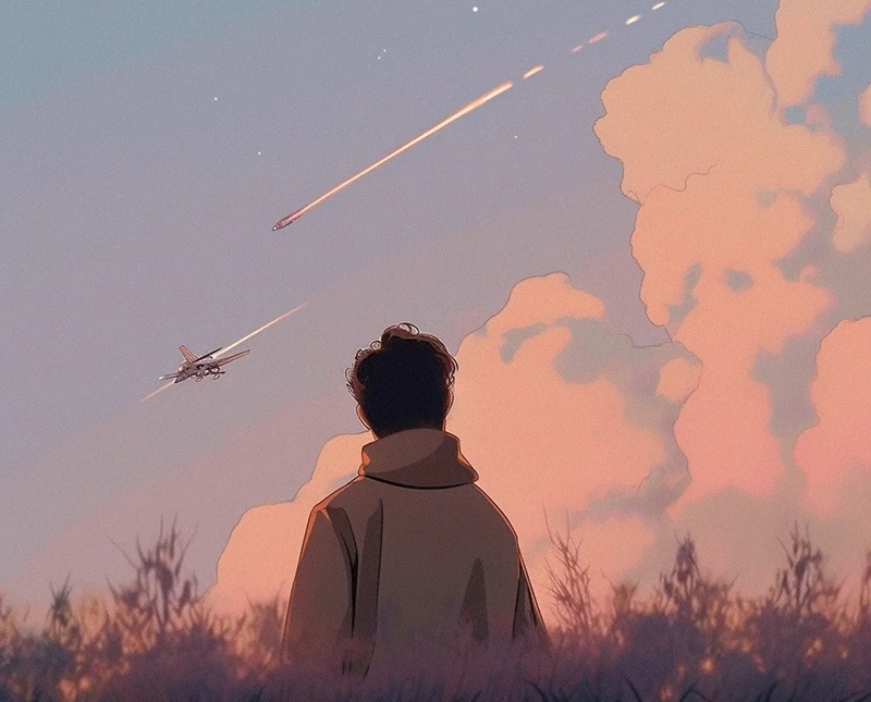 ảnh anime buồn chất 15