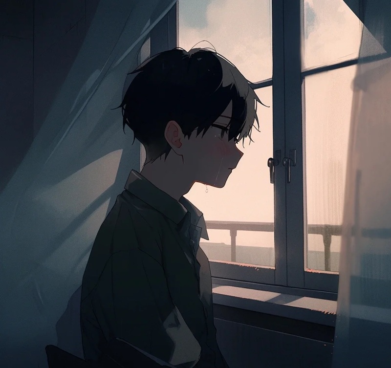 ảnh anime buồn chất 21