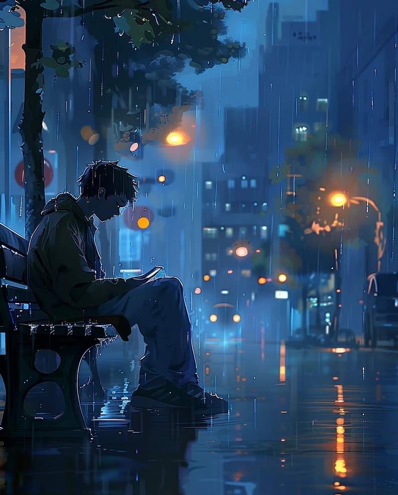 ảnh anime buồn chất 22