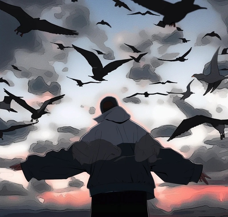 ảnh anime buồn chất 24