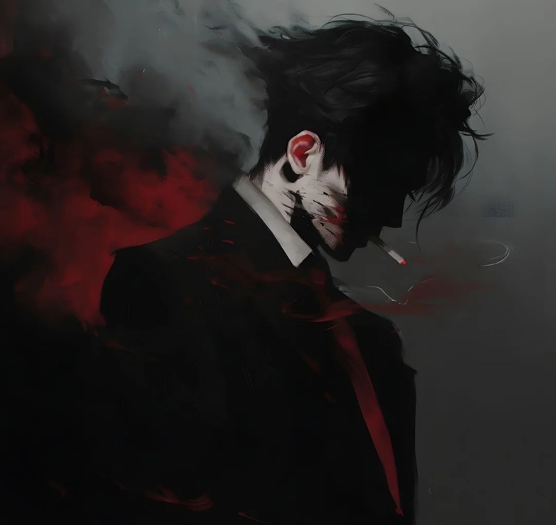 ảnh anime buồn chất 4