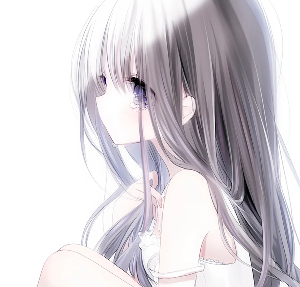 ảnh anime buồn nữ 12