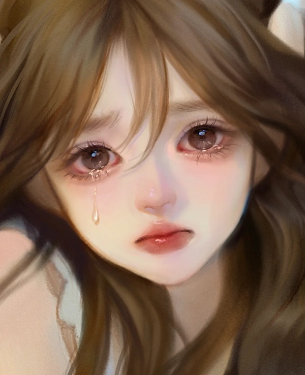 ảnh anime buồn nữ 22