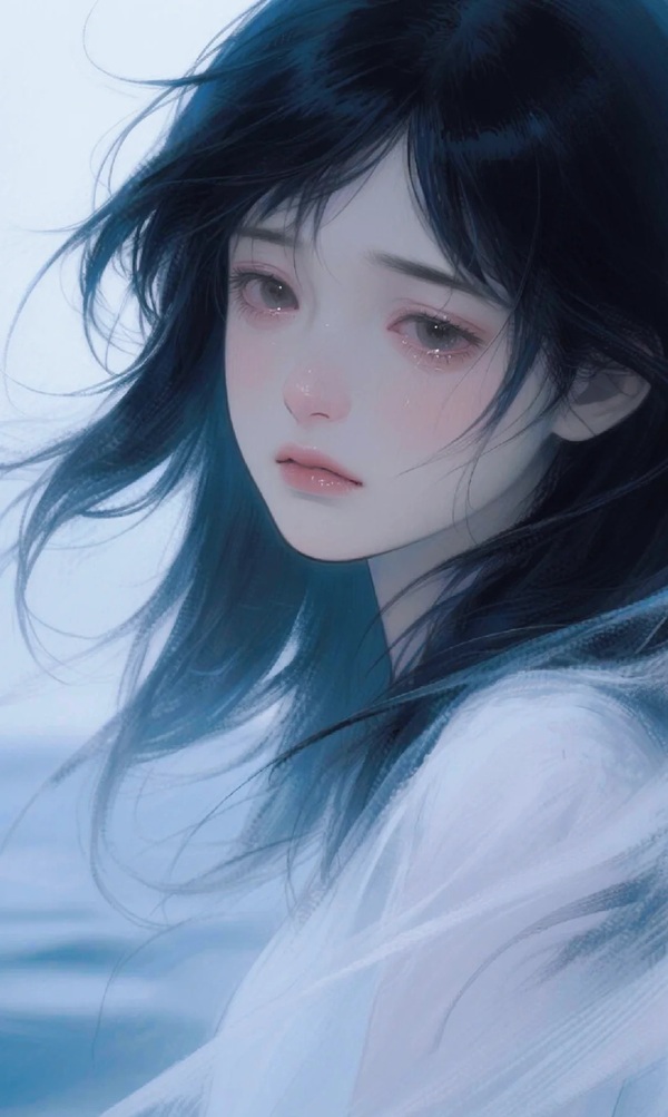 ảnh anime buồn nữ 25