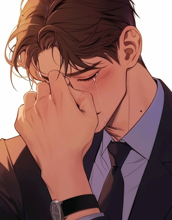 ảnh anime nam khóc 1