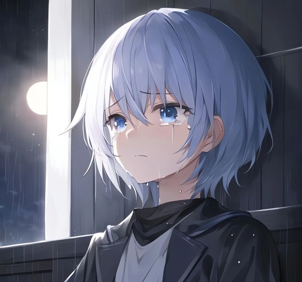 ảnh anime nam khóc 19