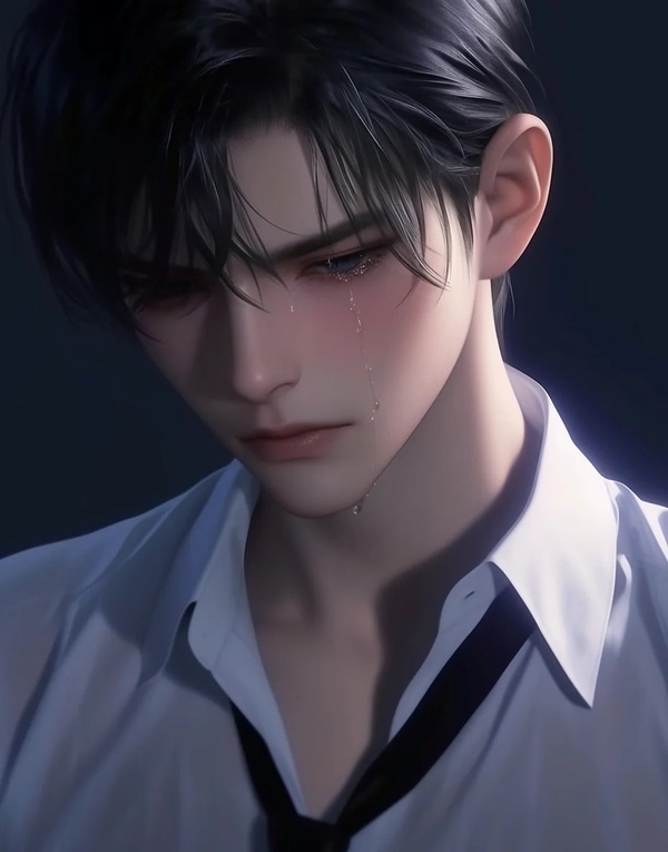 ảnh anime nam khóc 32