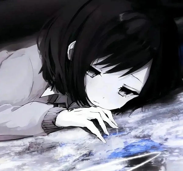 ảnh anime nữ khóc 15