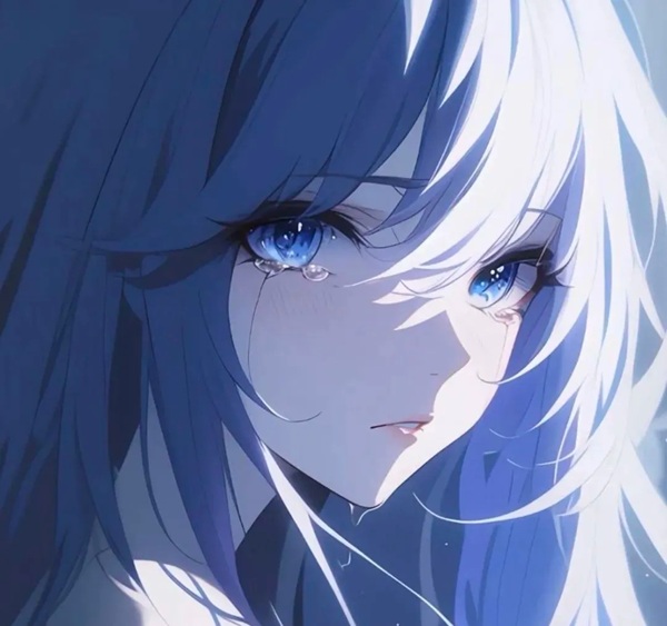 ảnh anime nữ khóc 21