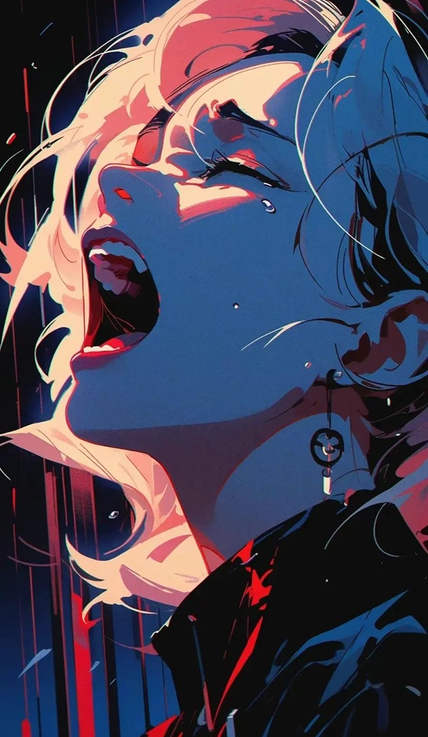 ảnh anime nữ khóc 22