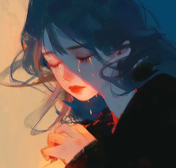 ảnh anime nữ khóc 23