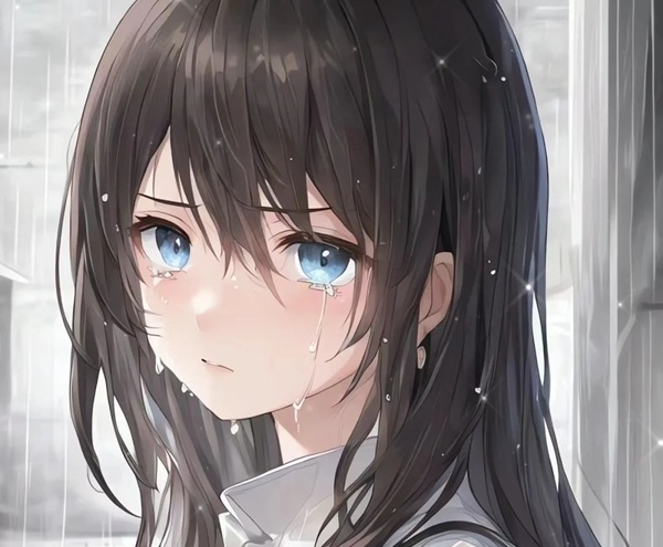 ảnh anime nữ khóc 27