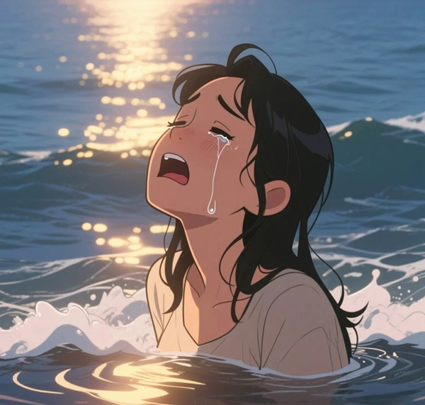 ảnh anime nữ khóc 31