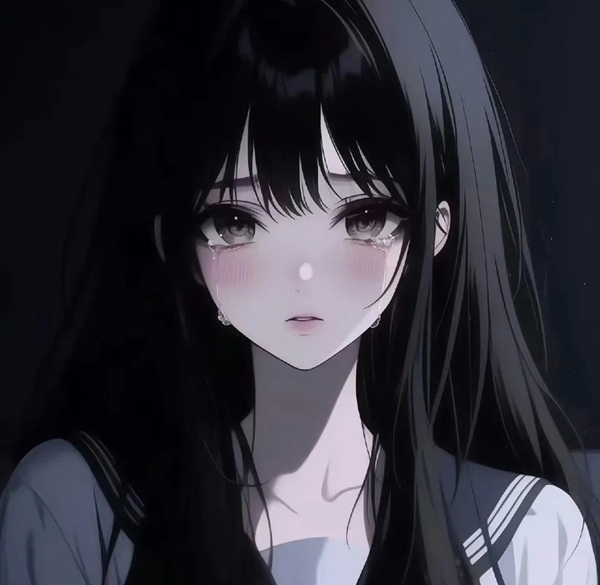 ảnh anime nữ khóc 37