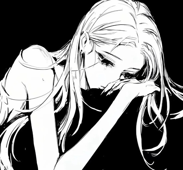 ảnh anime nữ khóc 8