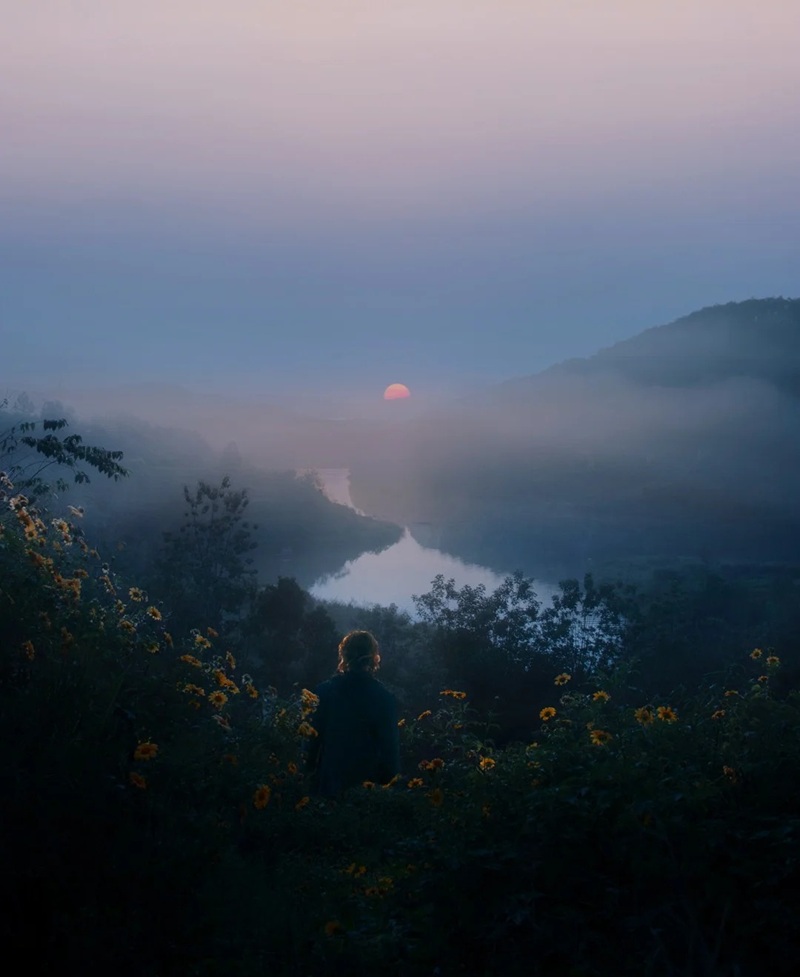 ảnh bầu trời hoàng hôn buồn 10