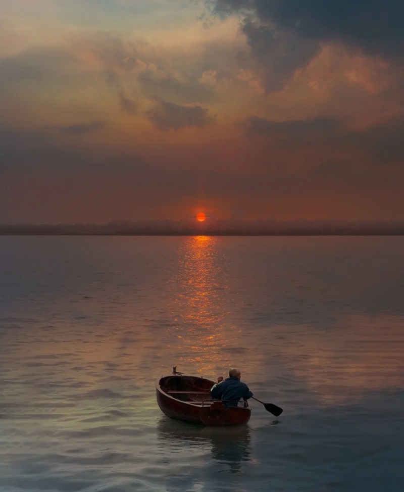 ảnh bầu trời hoàng hôn buồn 19