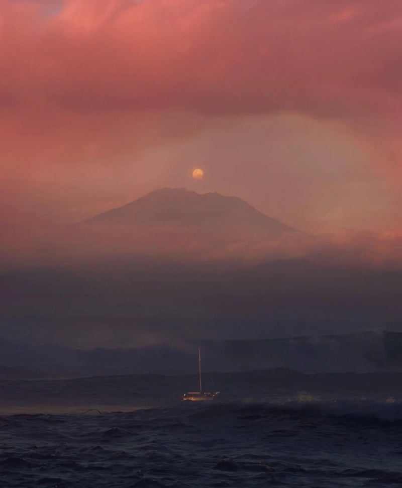 ảnh bầu trời hoàng hôn buồn 23