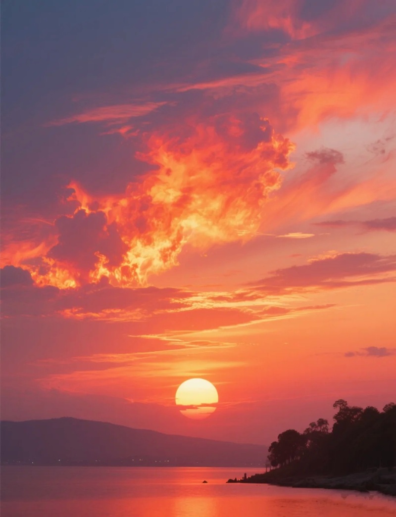 ảnh bầu trời hoàng hôn buồn 35