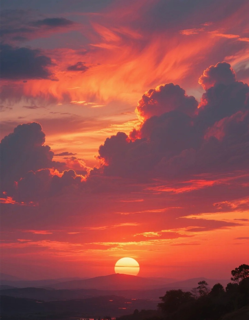 ảnh bầu trời hoàng hôn buồn 36