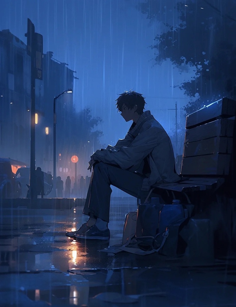 ảnh buồn hoạt hình 2