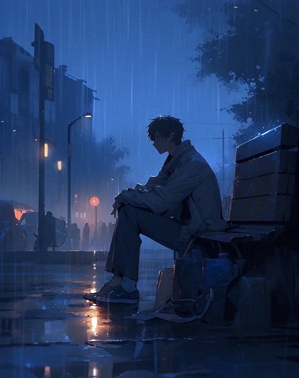 ảnh buồn tâm trạng anime 1