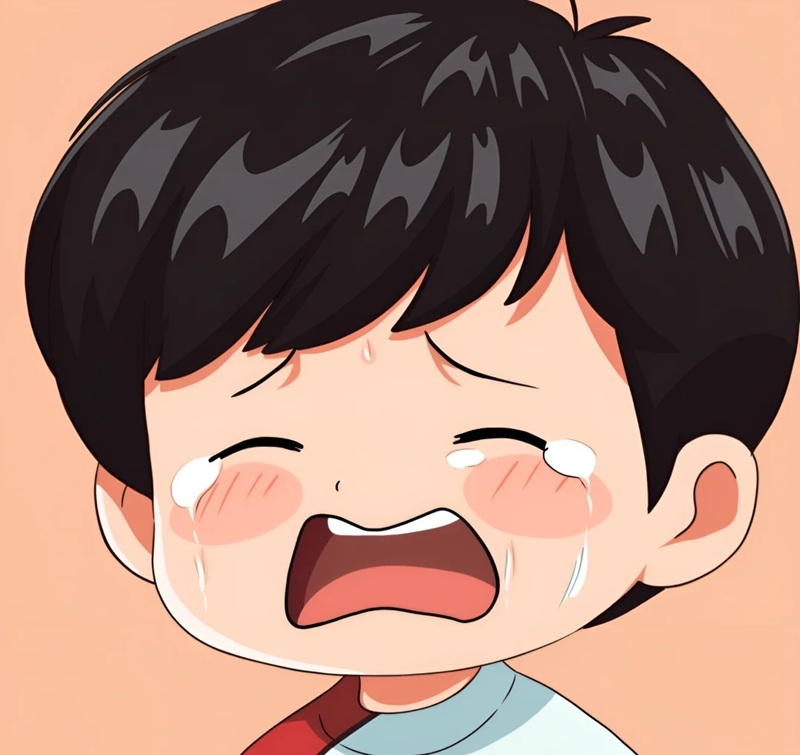 ảnh chibi buồn 11