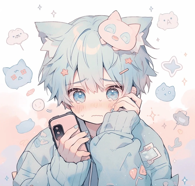 ảnh chibi buồn 35