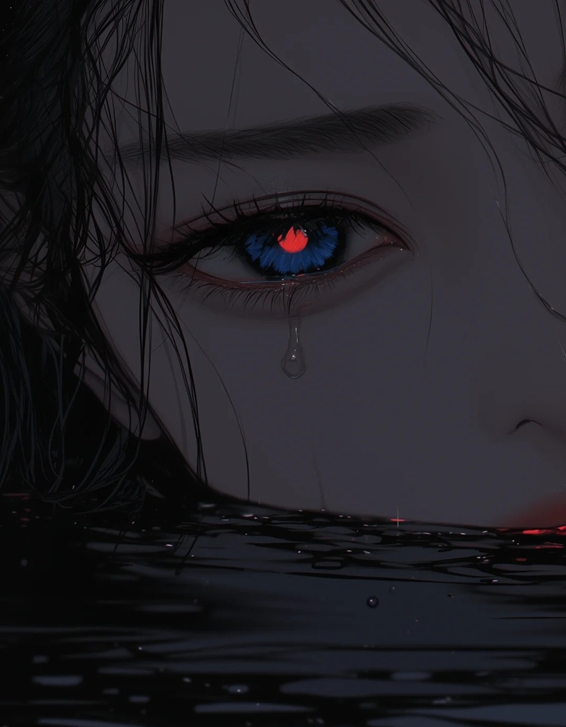 ảnh chụp mắt khóc