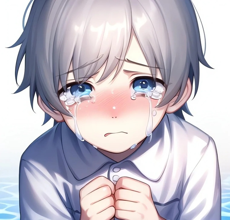 ảnh con trai khóc 20