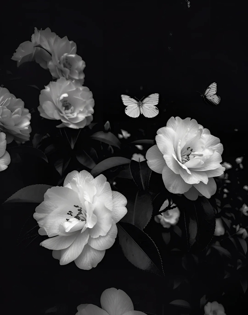 ảnh đen trắng buồn 7