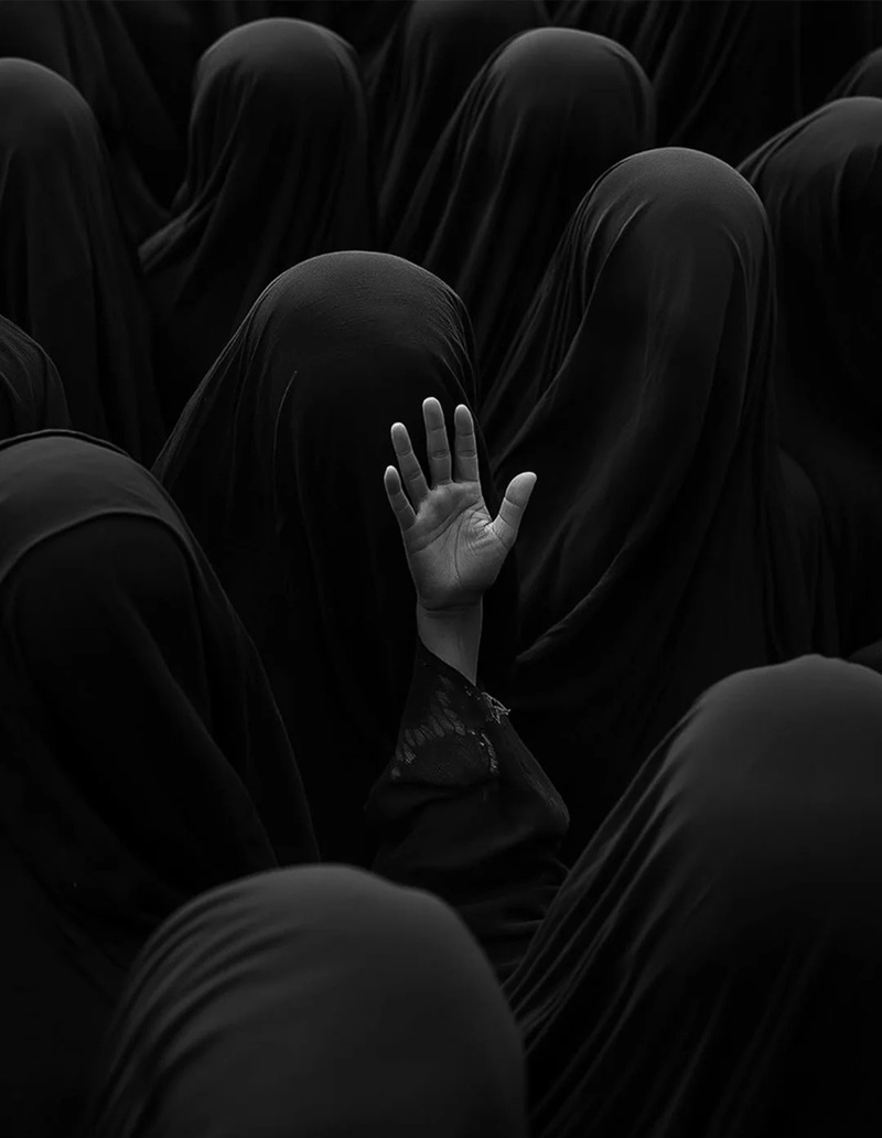 ảnh đen trắng buồn 9