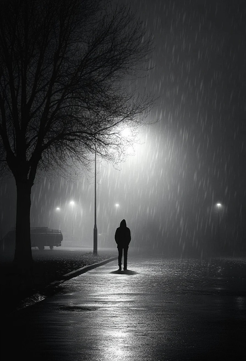 ảnh đi dưới mưa buồn 16