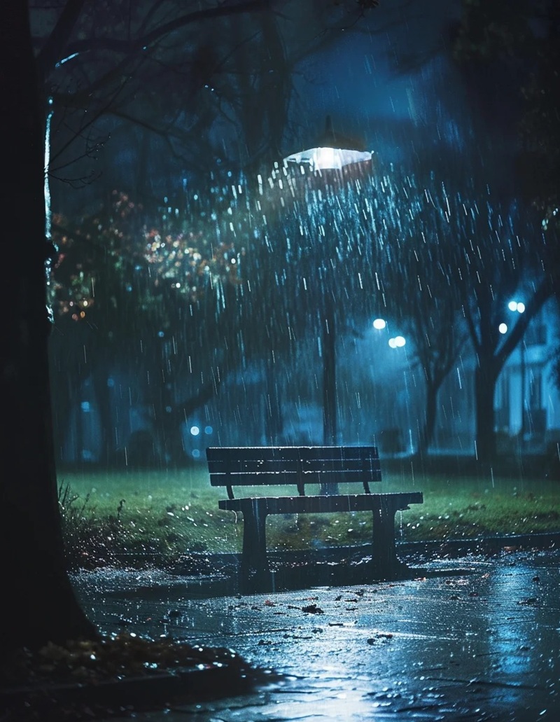 ảnh đi dưới mưa buồn 36