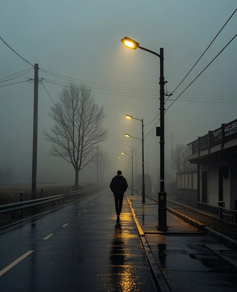 ảnh đi dưới mưa buồn 5