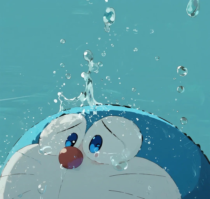 ảnh doremon buồn 1