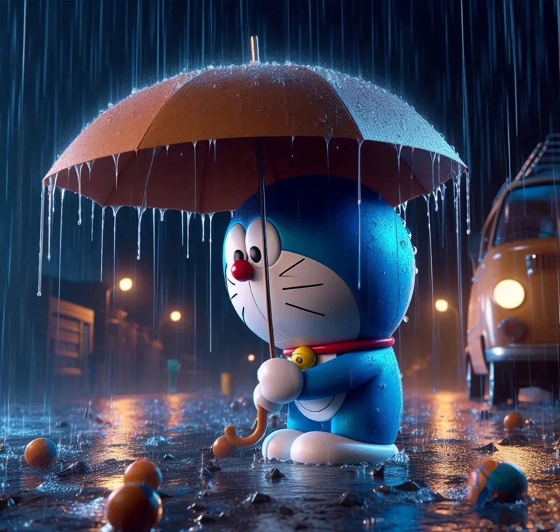 ảnh doremon buồn 13