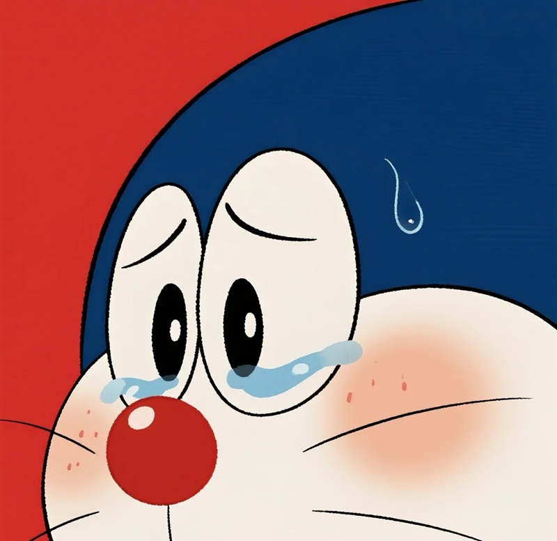 ảnh doremon buồn 21