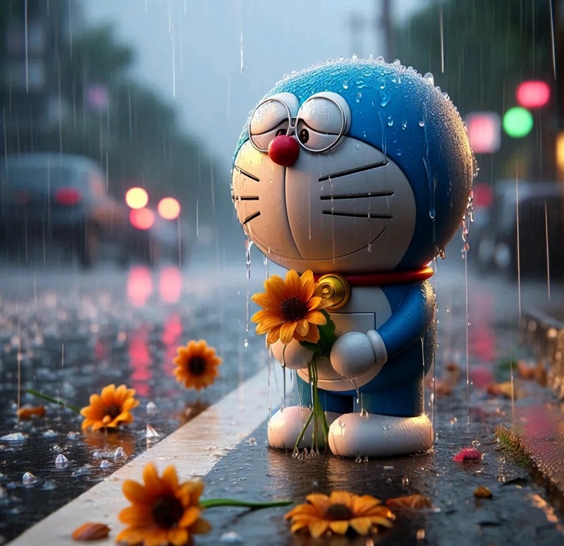 ảnh doremon buồn 33