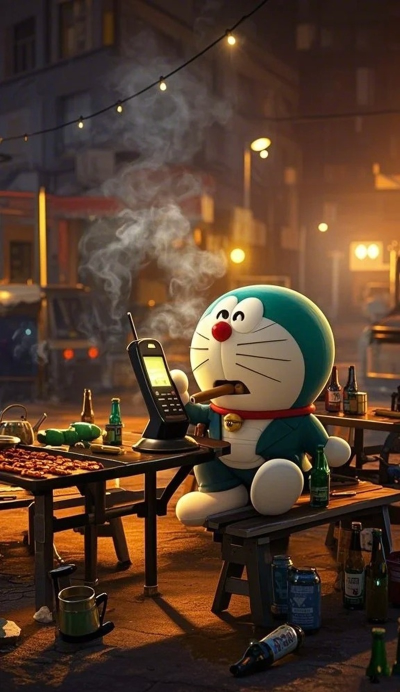 ảnh doremon buồn 6