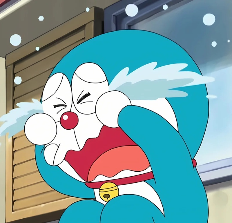 ảnh doremon buồn 8